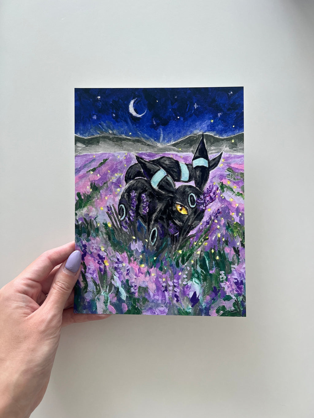 Art Printed Shiny Umbreon