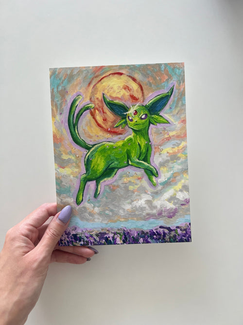 Art Printed Shiny Espeon