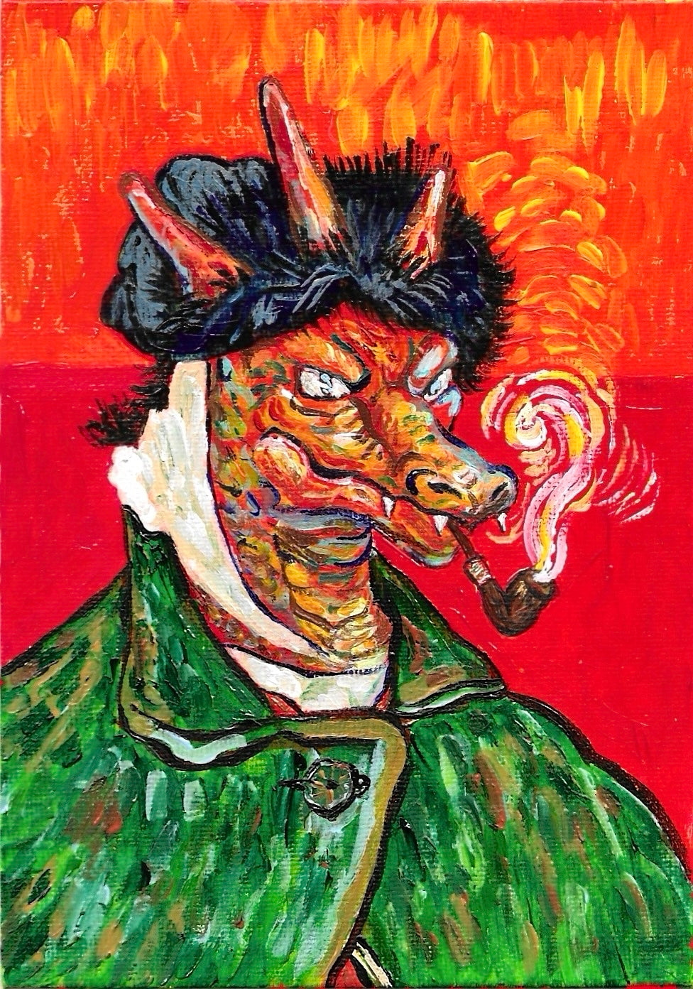 Mega Charizard Y x Van Gogh