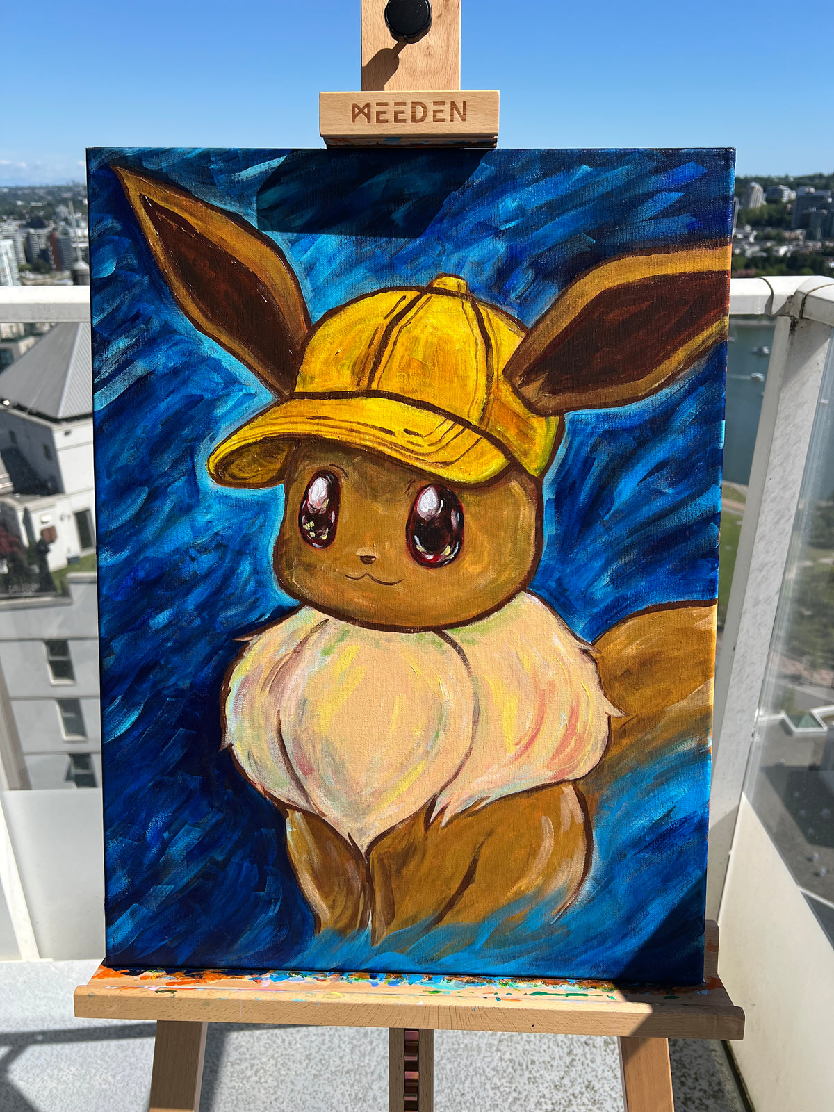Eevee with a Baseball Cap
