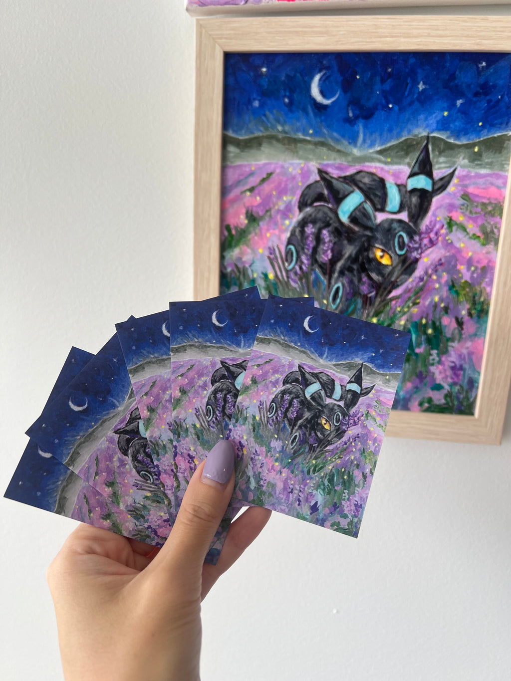Shiny Umbreon Art Printed Card Sleeves