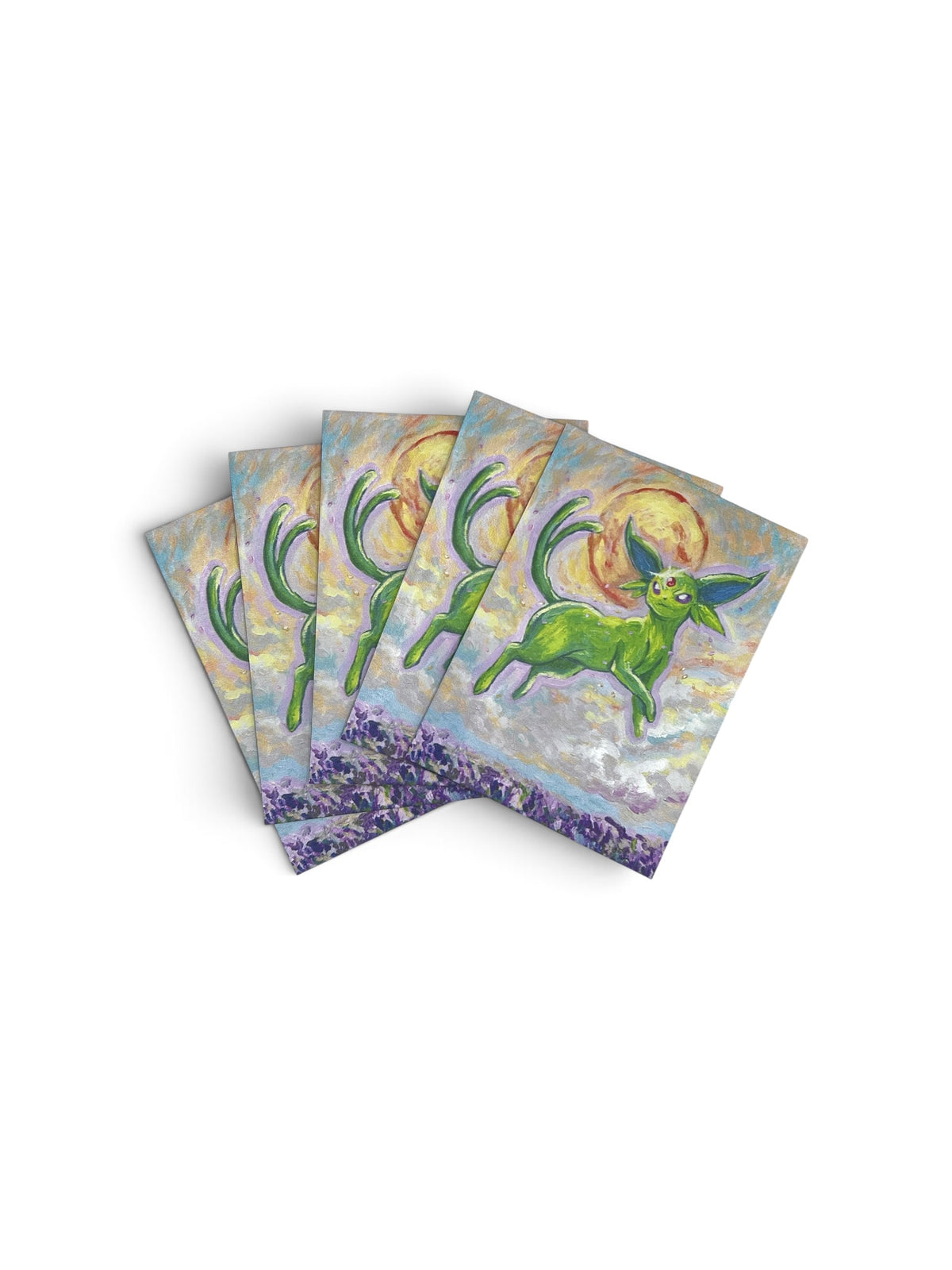 Shiny Espeon Art Printed Card Sleeves
